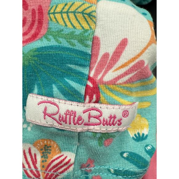 Ruffle Butts Two Peice Set Spring Floral Print Size 2T - Picture 2 of 5